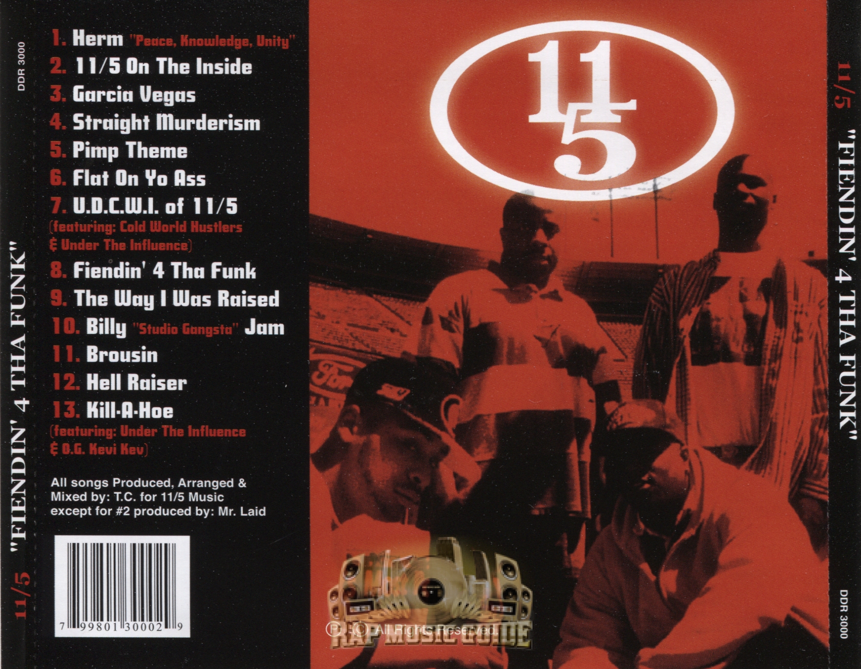 11/5 - Fiendin 4 Tha Funk: 4th Press. CD | Rap Music Guide